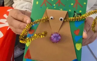 Manualidad infantil hecha en un taller de Regañiza